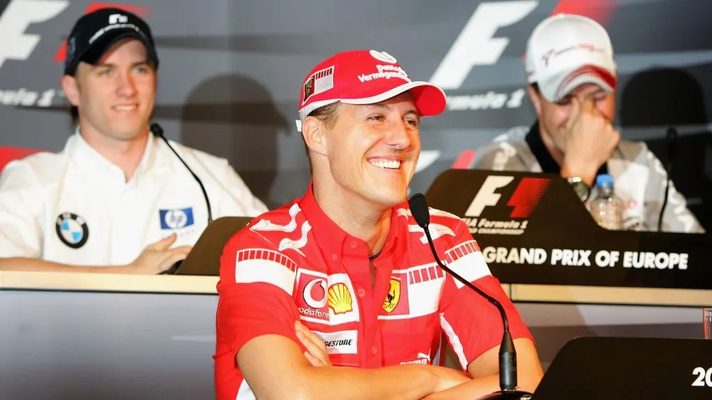 Michael Schumacher, siete veces campeón de la F1, en 2005 (Getty Images).
