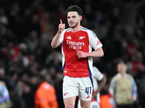 Arsenal le dio un duro golpe al Real Madrid gracias a dos joyas de tiro libre de Declan Rice