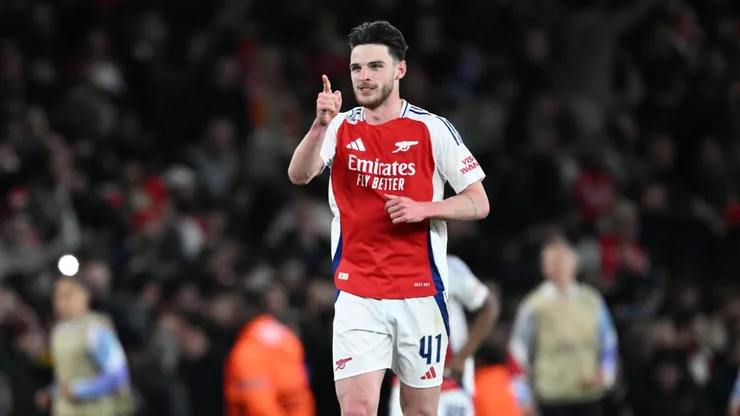 Declan Rice, la figura del partido.