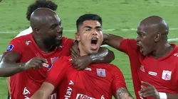 Luis Ramos durante un partido con América de Cali.