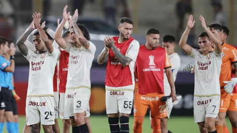 Universitario de Deportes en un partido de Copa Libertadores 2025.