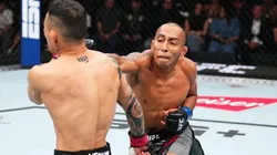 Kevin Borjas, en su pelea ante Ronaldo Rodríguez.