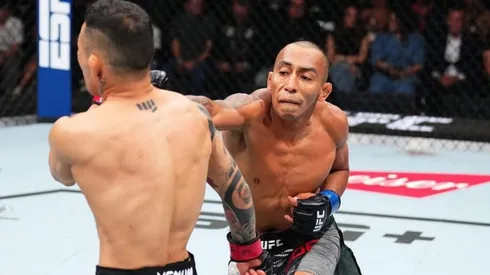 Kevin Borjas, en su pelea ante Ronaldo Rodríguez.