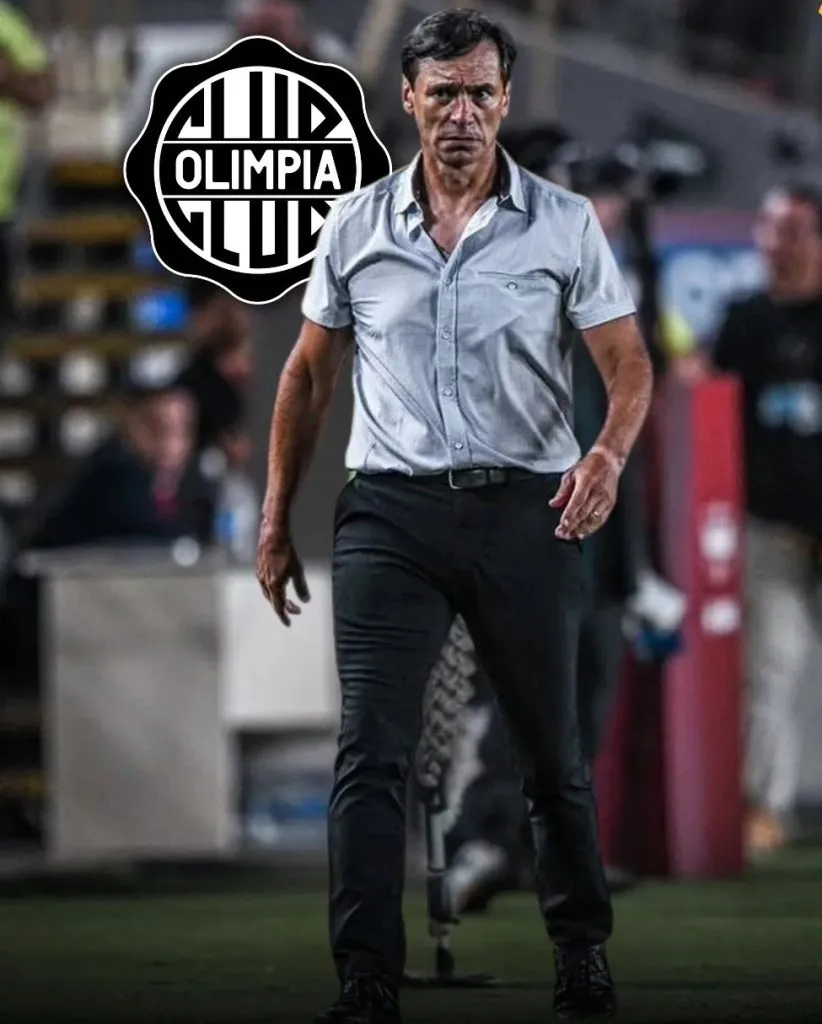 Fabián Bustos dirigirá Olimpia de Paraguay. (Foto: X).