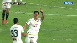 José Rivera consiguió el 3-1 ante Melgar.