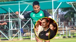 Raúl Ruidíaz y Fabián Bustos.