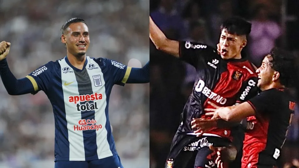 Erick Noriega de Alianza Lima y Kenji Cabrera de Melgar (Liga 1).