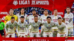 El equipo de Universitario ante Deportivo Binacional.