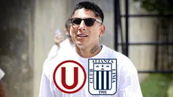 Raúl Ruidíaz con Universitario y Alianza Lima.