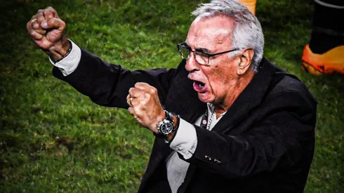 Jorge Fossati en el Estadio Monumental
