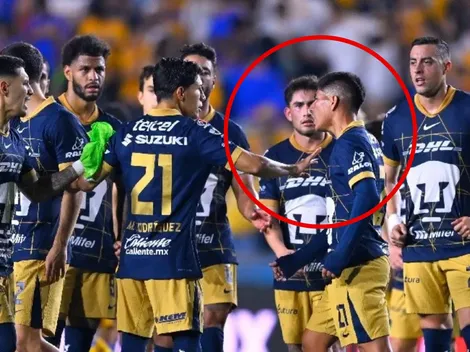 Piero Quispe se descontroló tras derrota de Pumas: le recriminó a un compañero y casi se van a las manos