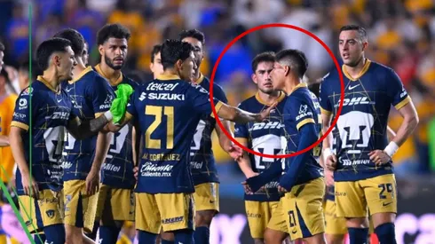Piero Quispe se descontroló tras derrota de Pumas y casi se va a las manos con compañero.