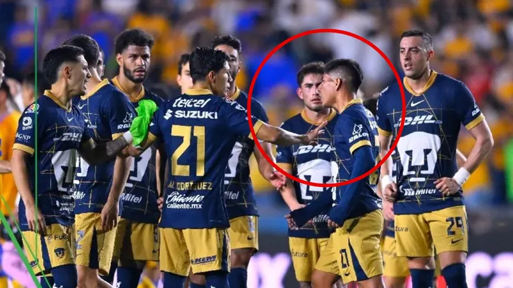 Piero Quispe se descontroló tras derrota de Pumas y casi se va a las manos con compañero.
