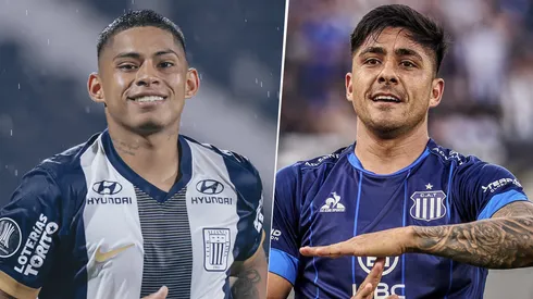 Kevin Quevedo y Cristian Tarragona, figuras de Alianza Lima y Talleres respectivamente.
