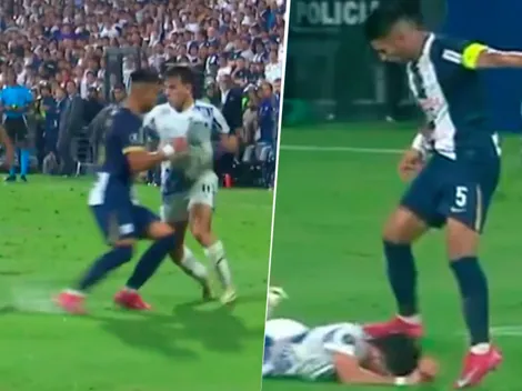 Zambrano se fue expulsado en Alianza Lima vs. Talleres, pero el VAR le perdonó un brutal pisotón a Depietri
