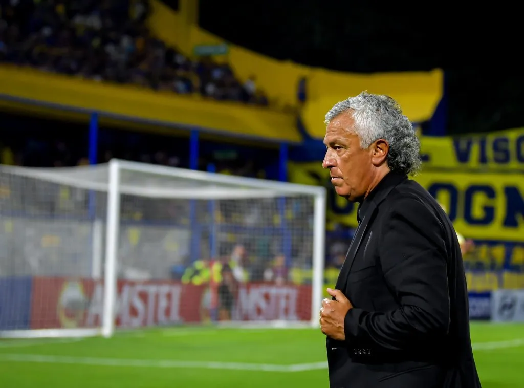 Néstor Gorosito en La Bombonera. (Photo by Marcelo Endelli/Getty Images)