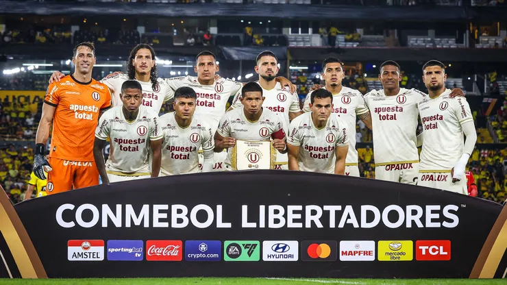 Tabla del grupo de Universitario en Copa Libertadores