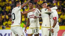 Universitario venció a Barcelona SC en Copa Libertadores.