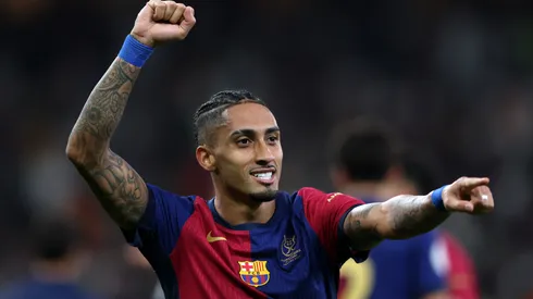 Raphinha durante un partido del Real Madrid.