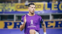 Pablo Ceppelini calentando con Alianza Lima.