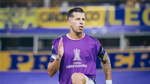 Pablo Ceppelini calentando con Alianza Lima.