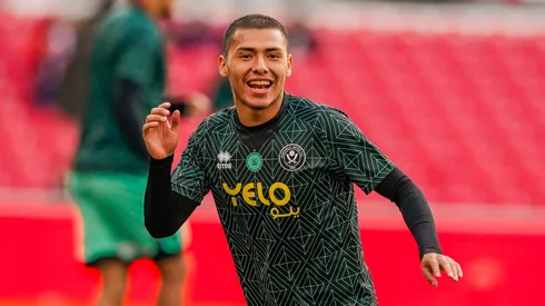 Jefferson Cáceres, en su primera convocatoria con Sheffield United.