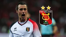 Horacio Orzán vistiendo la camiseta del FBC Melgar.