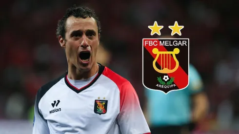 Horacio Orzán vistiendo la camiseta del FBC Melgar.