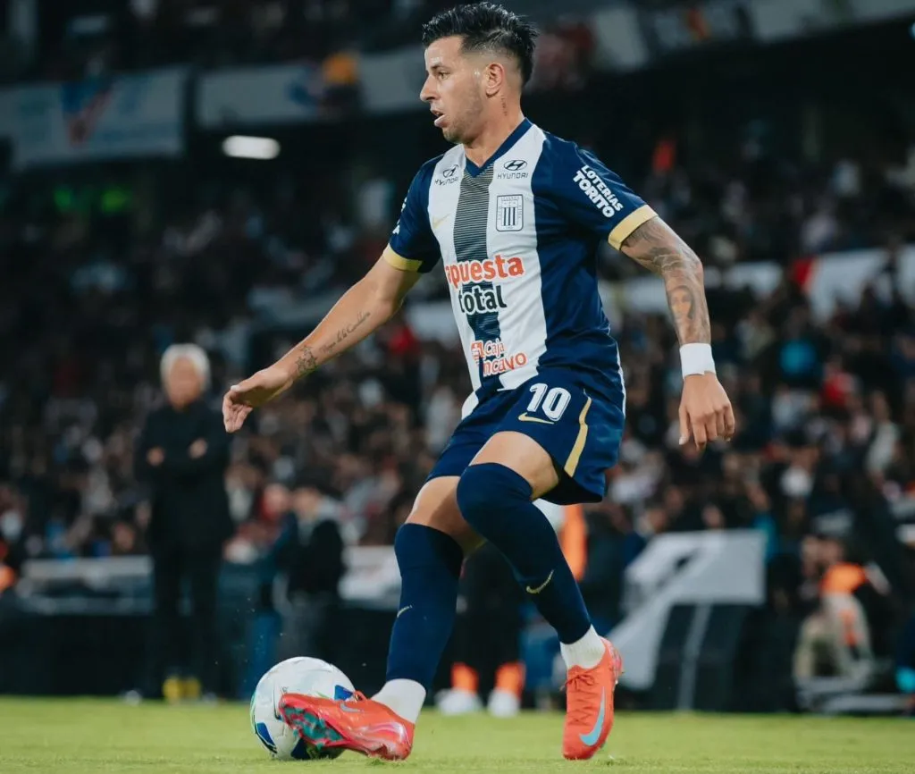 Pablo Ceppelini en Ecuador. (Foto: Alianza Lima).
