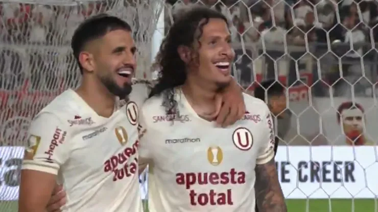 Di Benedetto y Riveros marcaron los dos goles para el 2-0 de Universitario.