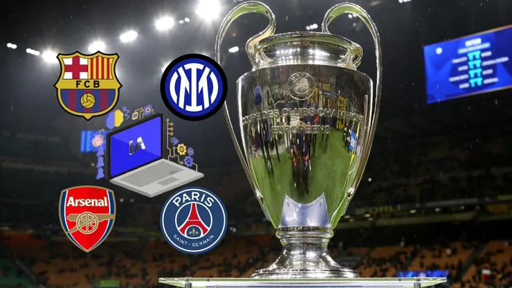 Barcelona, Inter, Arsenal y PSG, semifinalista de la Champions League.