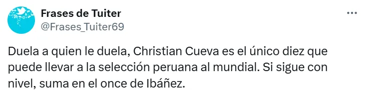 Hinchas piden a Cueva en la Selección. (Foto: Captura de pantalla)