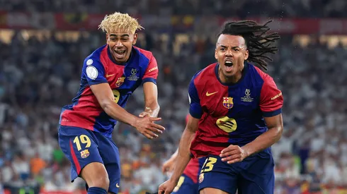 Lamine Yamal y Jules Koundé quieren llevar al Barcelona a la final de la Champions League.
