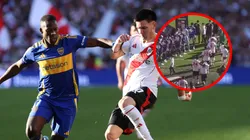 Advíncula pasó un momento particular en el Superclásico.