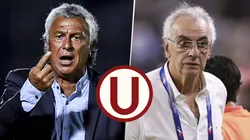 Néstor Gorosito y Jorge Fossati, DTs de Alianza Lima y Universitario respectivamente.