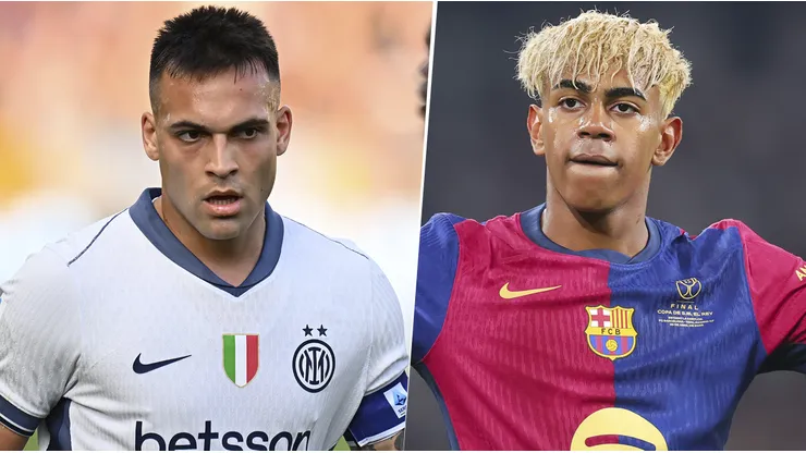 Lautaro Martínez y Lamine Yamal son las figuras de Inter y Barcelona respectivamente.