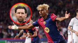 Lamine Yamal le marcó al Inter, algo que nunca hizo Messi.