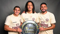 Aldo Corzo, Williams Riveros y Matías Di Benedetto.