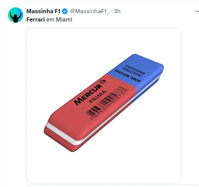 Ferrari y HP causaron memes tras el monoplaza que correrá en el GP de Miami. (Foto: X)