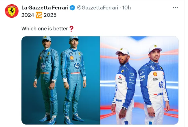 Ferrari y HP causaron memes tras el monoplaza que correrá en el GP de Miami. (Foto: X)