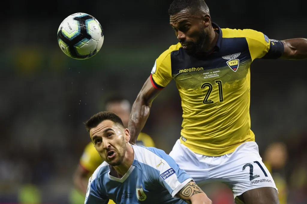 Gabriel Achillier vs. Uruguay (Foto: Getty).