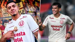 Tunche Rivera y César Inga en Universitario.