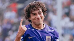 Bassco Soyer vistiendo la camiseta de Alianza Lima.