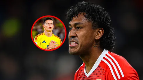 James Rodríguez y Renato Tapia.