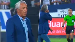 Gorosito le hizo gestos al árbitro y hasta lo insultó.