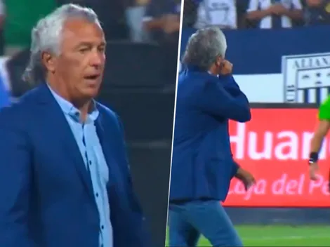 Néstor Gorosito se metió a la cancha, le hizo gestos polémicos y lo expulsaron en Alianza Lima vs. Cienciano