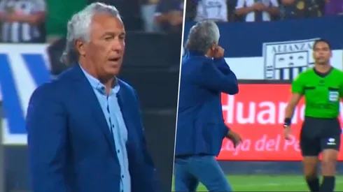 Gorosito le hizo gestos al árbitro y hasta lo insultó.