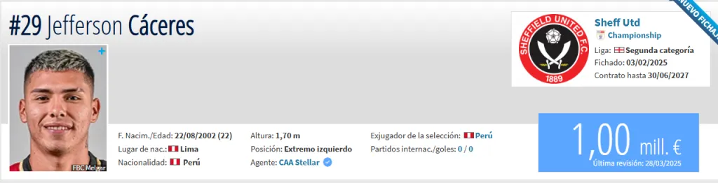 Jefferson Cáceres.
