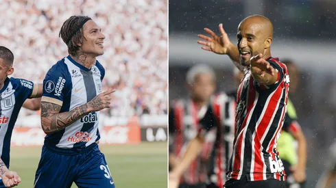 Paolo Guerrero y Lucas Moura se verán las caras en la Copa Libertadores.