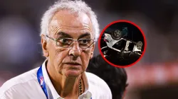 Jorge Fossati choque en carretera.